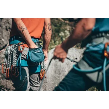 Petzl ADJAMA Adjustable Rock Climbing Harness - Blue