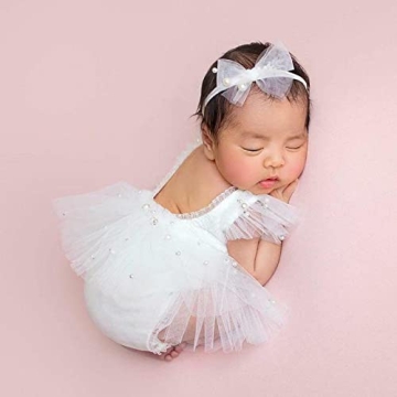 Adorable M&G House White Lace Newborn Photography Outfit