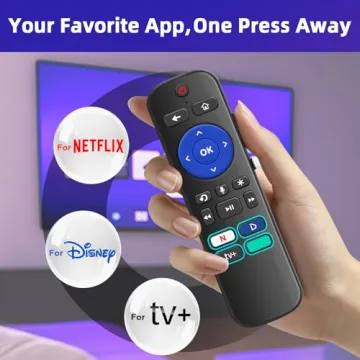 Roku Voice Remote Control with Shortcuts & Easy Setup