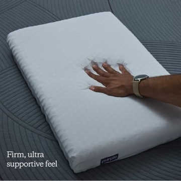 Purple Pillow - The Most Supportive Pillow Science Can Dream Up, Adjustable Boosters for Personalized Height, Made with GelFlex Grid, Ergonomic Support, Standard Size