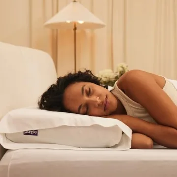 Purple Pillow - The Most Supportive Pillow Science Can Dream Up, Adjustable Boosters for Personalized Height, Made with GelFlex Grid, Ergonomic Support, Standard Size