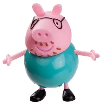 Peppa Pig Family 4-Figure Pack for Toddlers & Fans