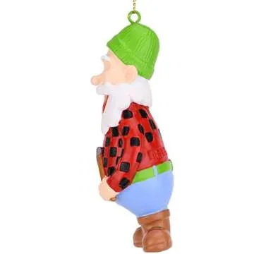 Tree Buddees Lumberjack Santa with Xmas Tree Christmas Ornament