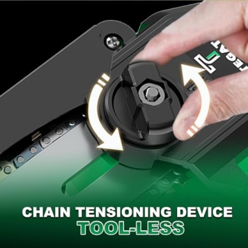 Tegatok 2-in-1 Cordless Pole Saw for Easy Branch Cutting