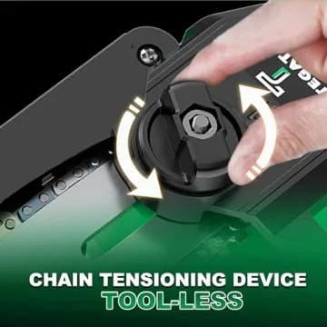 Tegatok 2-in-1 Cordless Pole Saw for Easy Branch Cutting