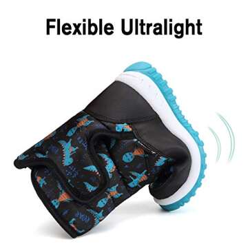 EQUICK Waterproof Kids Winter Boots with Plush Fur