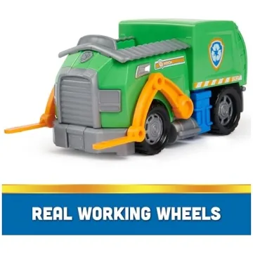 PAW Patrol Recycle Truck Toy with Rocky Figure for Kids