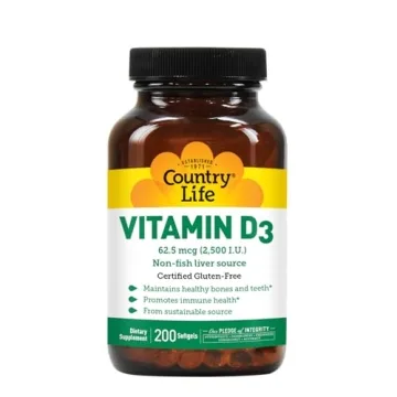 Country Life Vitamin D3 5000 IU High Quality Dietary Supplement