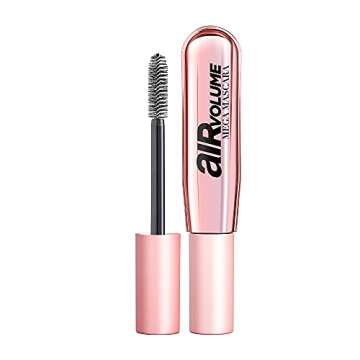 L'Oreal Paris Makeup Air Volume Mega Mascara, Lightweight & Long-lasting Volumizing Mascara for Volu...