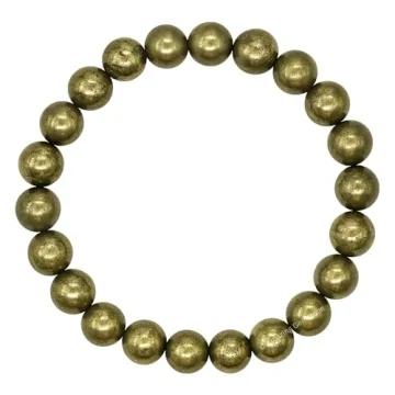 Handmade Pyrite Gemstone Bracelet for Men and Women Gifts
