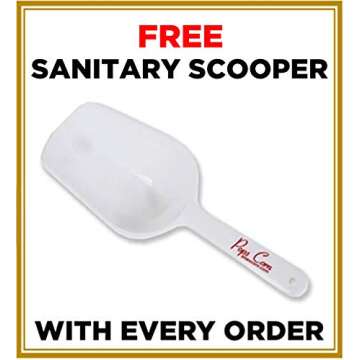 POPCORN! Gourmet Popcorn XL BULK/WHOLESALE-300 Total cups-90oz-MOVIE THEATER STYLE! Butter Flavor PARTY BAG. Popped Event Bag Favors, Buffet, Bar FREE SANITARY SCOOPER!