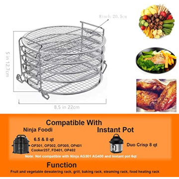 Senershuo Dehydrator Rack for Ninja Foodi & Instant Pot