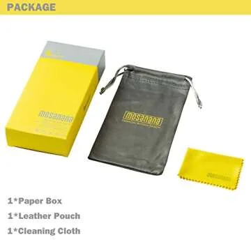 Mosanana Y2K Wrap Around Sunglasses for Trendy Style