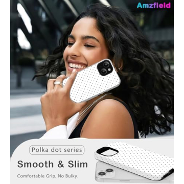 Cute Polka Dot iPhone Case with Dual Layer Protection