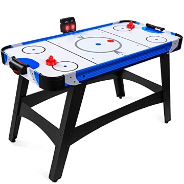 Best Choice Products 58in Mid-Size Arcade Style Air Hockey Table for Game Room, Home, Office w/ 2 Pu...