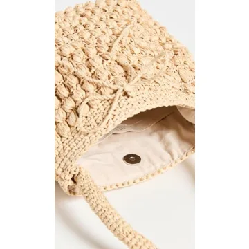 MAR Y SOL Women's Madelyn Satchel, Natural, Tan, One Size