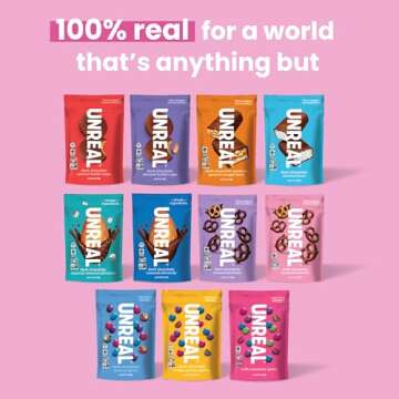 UNREAL Milk Chocolate Covered Pretzels, 7g Sugar, Chocolate Candy Treat Bag, Gluten Free, Fair Trade, Non-GMO, Value Size, 3.5oz (Pack of 6)