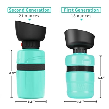 PETDOTT Dog Water Bottle for Secure Hydration Outdoors