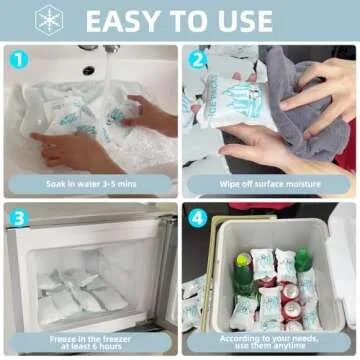 WORLD-BIO Dry Ice Packs for Shipping Food & Travel