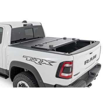 Rough Country Hard Low Profile Truck Bed Cover for Ram 1500 (2019-2025) & 1500 TRX (2021-2025) - Fit...