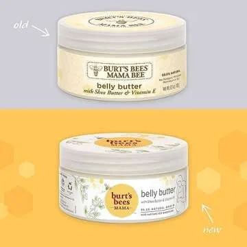 Burt's Bees Mam Bee Belly Butter & Foot Cream Set 6.5 Oz