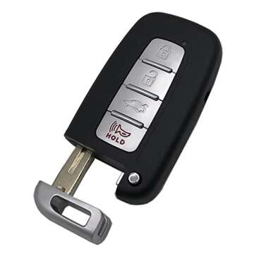 Replacement Key Fob Case Shell Fit for Hyundai Sonata 2011-2015/ Elantra 2011-2013/ Genesis 2009-201...