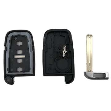 Replacement Key Fob Case Shell Fit for Hyundai Sonata 2011-2015/ Elantra 2011-2013/ Genesis 2009-2014/ Veloster 2011-2017 SY5HMFNA04 (1)