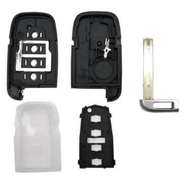 Replacement Key Fob Case Shell Fit for Hyundai Sonata 2011-2015/ Elantra 2011-2013/ Genesis 2009-2014/ Veloster 2011-2017 SY5HMFNA04 (1)