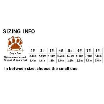 MOKCCI Truelove Dog Boots,Waterproof Dog Booties for Outdoor,Dog Shoes with Reflective Straps for Sm...