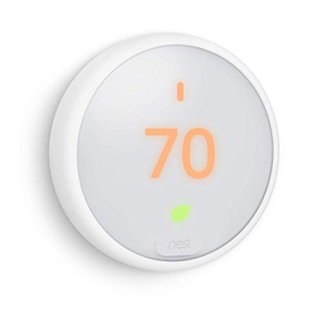 Renewed Google Nest Thermostat E - Smart, Energy-Saving, White