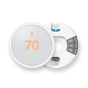 Renewed Google Nest Thermostat E Smart Energy-Saving White