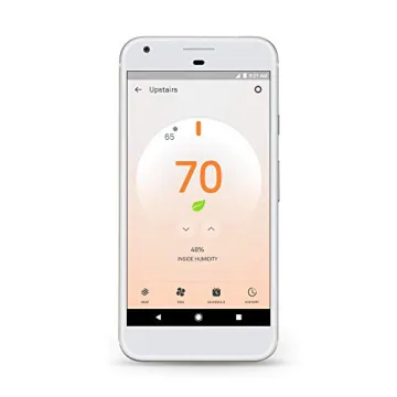 Renewed Google Nest Thermostat E Smart Energy-Saving White