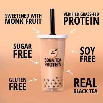 Boba Tea Protein Classic Milk Tea | Gluten-Free Drink