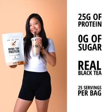 Boba Tea Protein Classic Milk Tea | Gluten-Free Drink