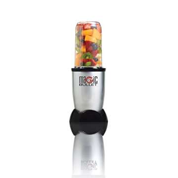 Magic Bullet RMBR-1101 (Silver) Blender/Mixer, 11-piece Set (Renewed)