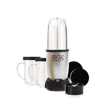 Magic Bullet RMBR-1101 (Silver) Blender/Mixer, 11-piece Set (Renewed)