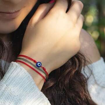 Genuine Evil Eye Protection Bracelet for Good Luck