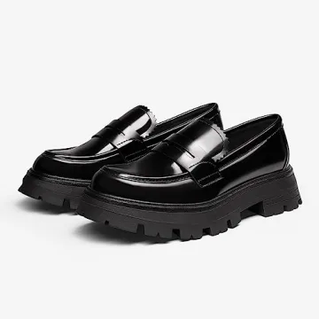 Cestfini Chunky Loafers for Women - Stylish Slip On Comfort