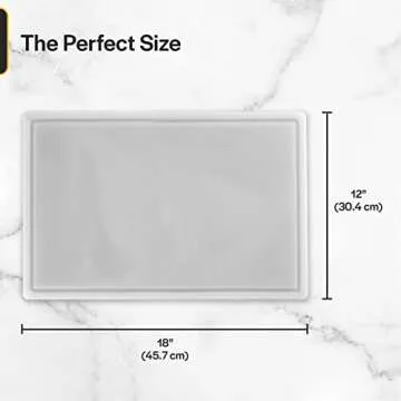 Commercial Grade Cutting Board with Juice Groove - 18x12 Inch