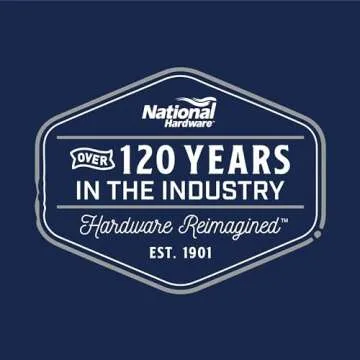 National Hardware N343-731 Complete Double Folding Door Hardware Set, 60-Inch, White, For Indoor Use, Boxed