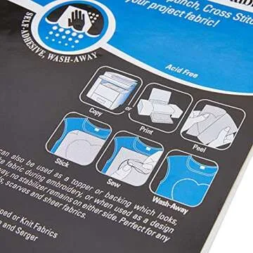 Sulky Sticky Fabri-Solvy Stabilizer 12/Pkg - 8.5"X11"