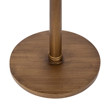 Stratton Rustic Pedestal Table - Perfect for Small Spaces