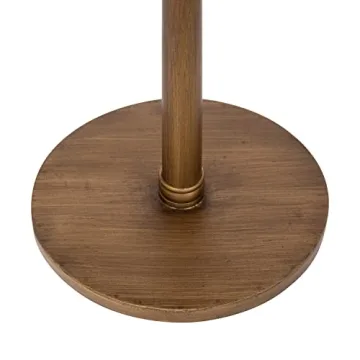 Stratton Rustic Pedestal Table - Perfect for Small Spaces