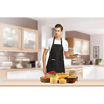 DUSKCOVE 8 PCS Mixed Color Aprons with Pockets