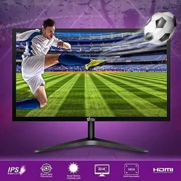 BTO HP G2 RGB Gaming PC Desktop – Intel Core i5 6th Gen, 16GB DDR4 Ram, 1TB SSD, NVIDIA GeForce GTX 1050 Ti 4GB, New 24 Inch Monitor, Windows 10 Pro – Computer Tower for PC Gamer (Renewed)