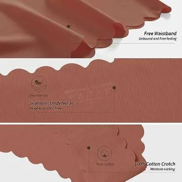 DEANGELMON Womens Seamless Bikinis Underwear Invisible No Show Panties Hipster Stretch Cheeky Multi Pack(7P4,XL-new)