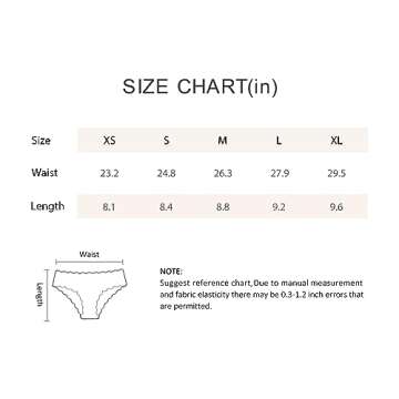 DEANGELMON Womens Seamless Bikinis Underwear Invisible No Show Panties Hipster Stretch Cheeky Multi Pack(7P4,XL-new)