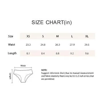 DEANGELMON Womens Seamless Bikinis Underwear Invisible No Show Panties Hipster Stretch Cheeky Multi Pack(7P4,XL-new)