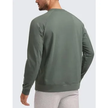 CRZ YOGA Crewneck Sweatshirts for Workout and Casual Wear