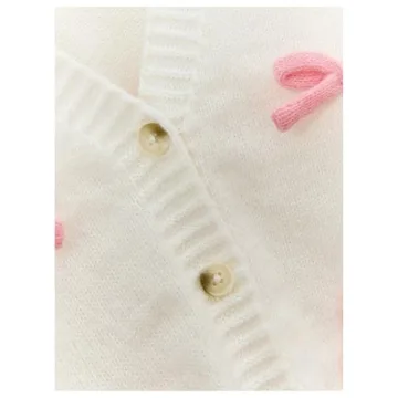 SHENHE Cute Bow Button Down Cardigan for Stylish Girls